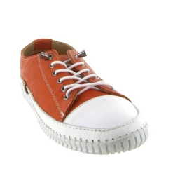 baskets et sneakers - Confort - femme - Cuir - Orange - Hooper