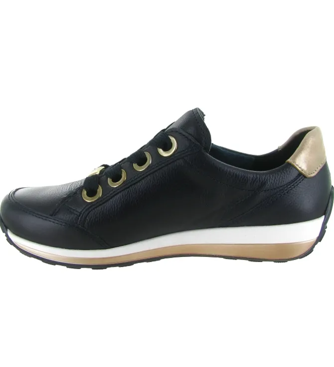 baskets et sneakers - Confort - femme - Cuir - Bleu - Ara