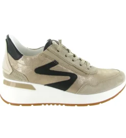 baskets et sneakers - Confort - femme - Cuir - Or - Ara