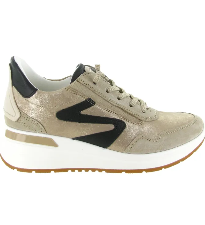 baskets et sneakers - Confort - femme - Cuir - Or - Ara