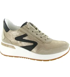 baskets et sneakers - Confort - femme - Cuir - Or - Ara