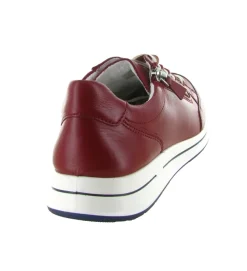 baskets et sneakers - Confort - femme - Cuir - Rouge - Ara