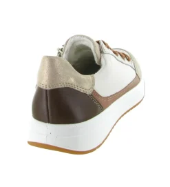 baskets et sneakers - Confort - femme - Cuir - Crème - Ara