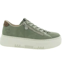 baskets et sneakers - Confort - femme - Synthétique - Kaki - Rieker