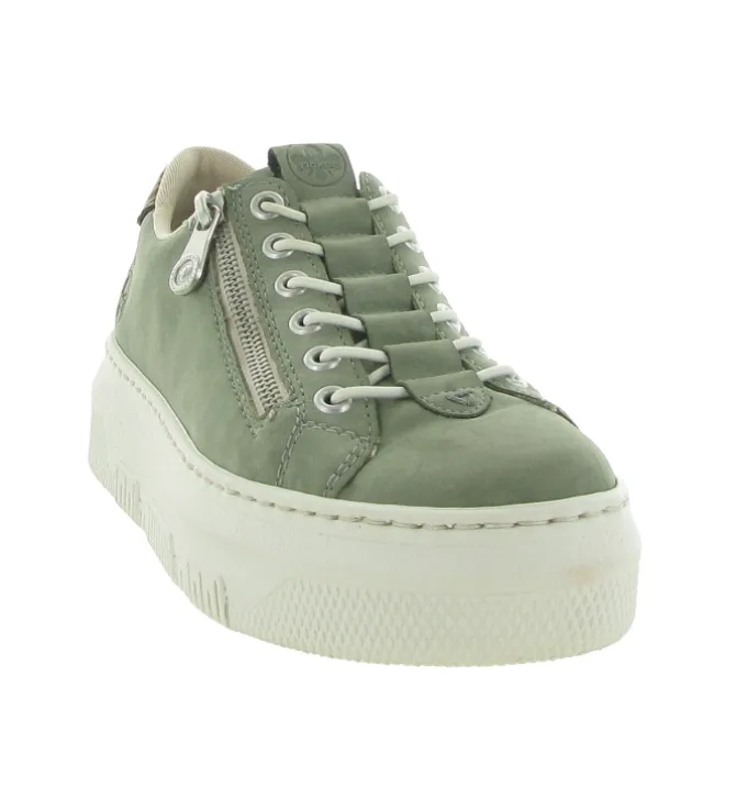 baskets et sneakers - Confort - femme - Synthétique - Kaki - Rieker