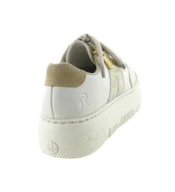 baskets et sneakers - Confort - femme - Cuir - Blanc - Rieker