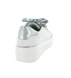 baskets et sneakers - Confort - femme - Cuir - Blanc - Remonte