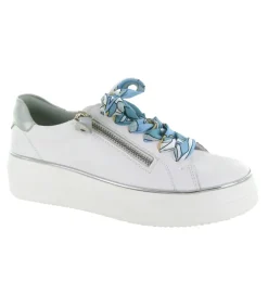 baskets et sneakers - Confort - femme - Cuir - Blanc - Remonte
