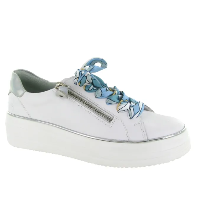 baskets et sneakers - Confort - femme - Cuir - Blanc - Remonte