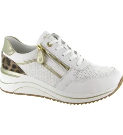 baskets et sneakers - Confort - femme - Cuir - Beige - Remonte