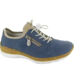 baskets et sneakers - Confort - femme - Synthétique - Bleu - Rieker