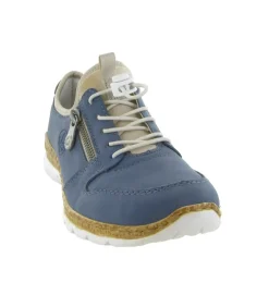 baskets et sneakers - Confort - femme - Synthétique - Bleu - Rieker