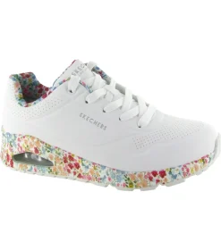 baskets et sneakers - Confort - femme - Synthétique - Blanc - Skechers footwear