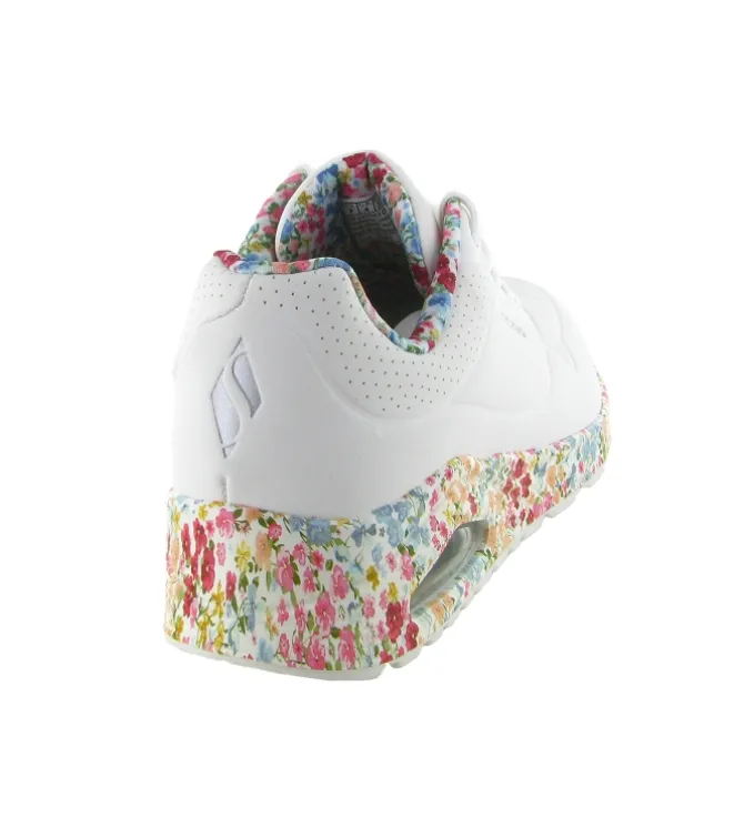 baskets et sneakers - Confort - femme - Synthétique - Blanc - Skechers footwear
