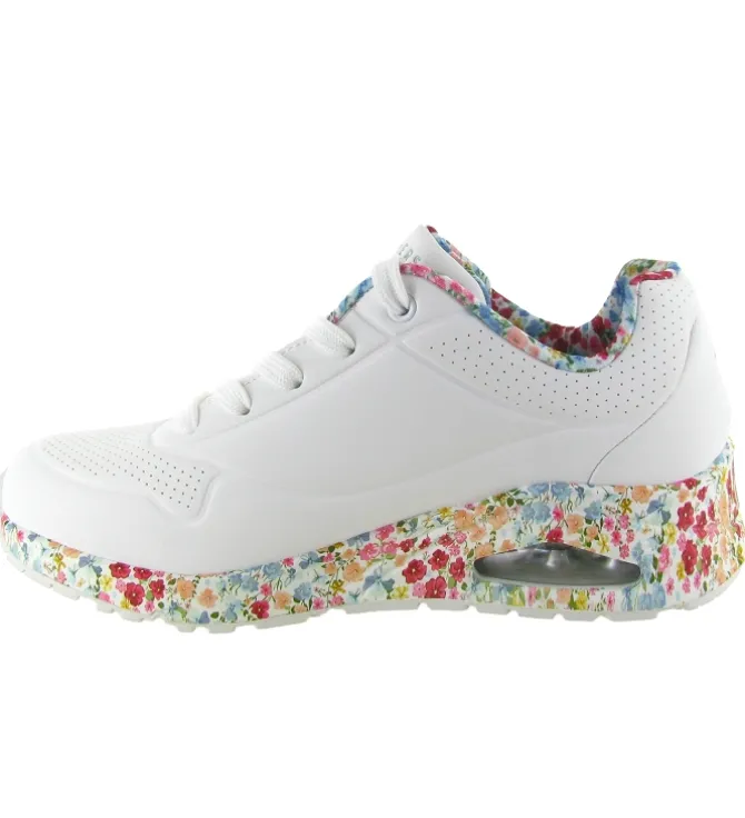 baskets et sneakers - Confort - femme - Synthétique - Blanc - Skechers footwear
