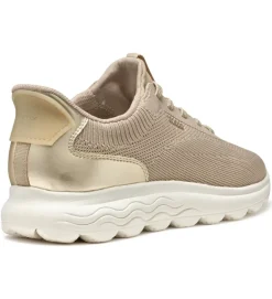 baskets et sneakers - Confort - femme - Synthétique - Or - Geox