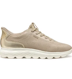 baskets et sneakers - Confort - femme - Synthétique - Or - Geox