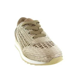 baskets et sneakers - Confort - femme - Raphia - Bronze - Softwaves