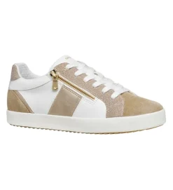 baskets et sneakers - Confort - femme - Cuir - Or - Geox