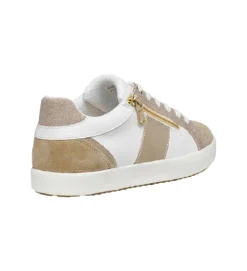 baskets et sneakers - Confort - femme - Cuir - Or - Geox