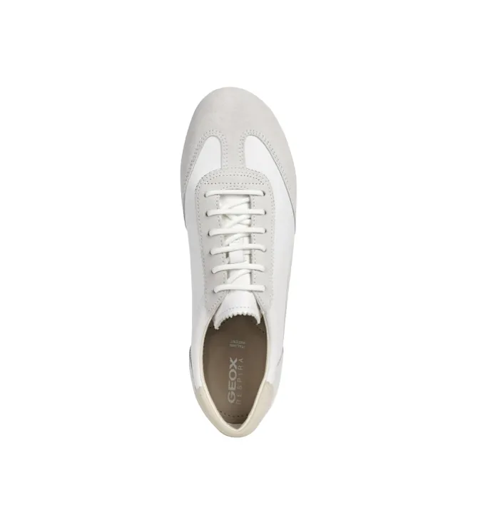 baskets et sneakers - Confort - femme - Cuir - Blanc - Geox