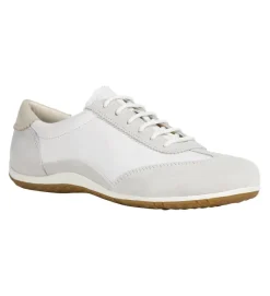 baskets et sneakers - Confort - femme - Cuir - Blanc - Geox