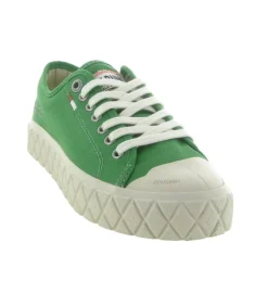baskets et sneakers - Confort - femme - Toile - Vert - Palladium