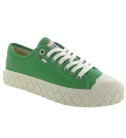 baskets et sneakers - Confort - femme - Toile - Vert - Palladium