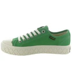 baskets et sneakers - Confort - femme - Toile - Vert - Palladium