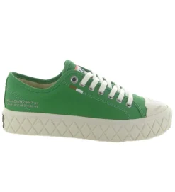 baskets et sneakers - Confort - femme - Toile - Vert - Palladium