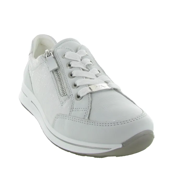 baskets et sneakers - Confort - femme - Cuir - Gris - Ara