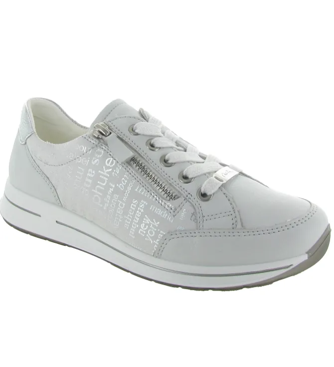 baskets et sneakers - Confort - femme - Cuir - Gris - Ara