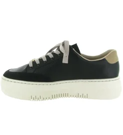 baskets et sneakers - Confort - femme - Cuir - Noir - Rieker