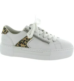 baskets et sneakers - Confort - femme - Cuir - Blanc - Rieker