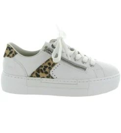 baskets et sneakers - Confort - femme - Cuir - Blanc - Rieker