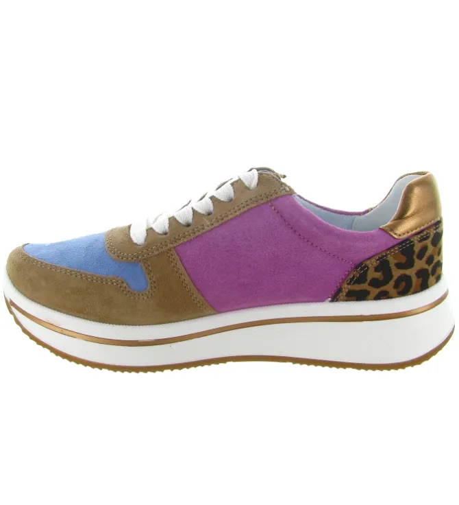 baskets et sneakers - Confort - femme - Cuir - Multicolor - Ara