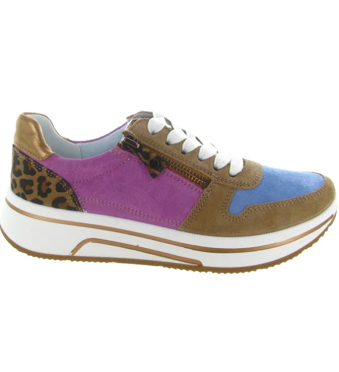 baskets et sneakers - Confort - femme - Cuir - Multicolor - Ara