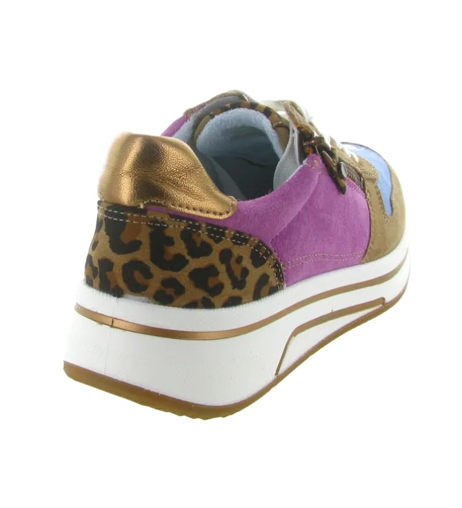 baskets et sneakers - Confort - femme - Cuir - Multicolor - Ara