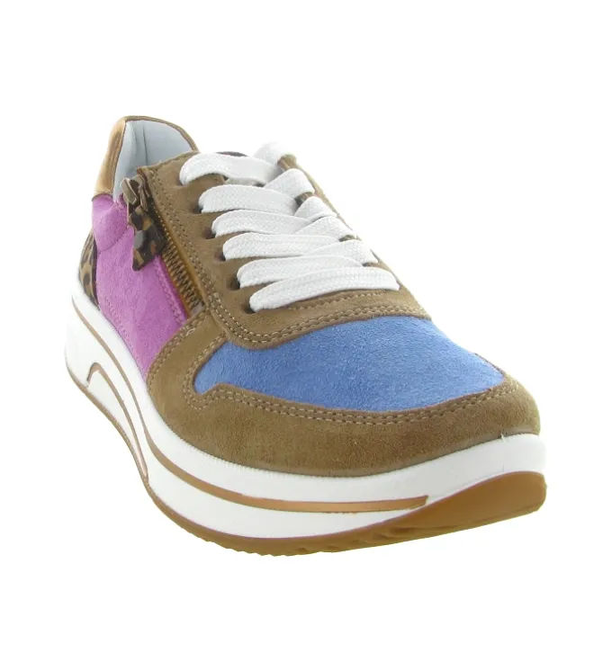 baskets et sneakers - Confort - femme - Cuir - Multicolor - Ara