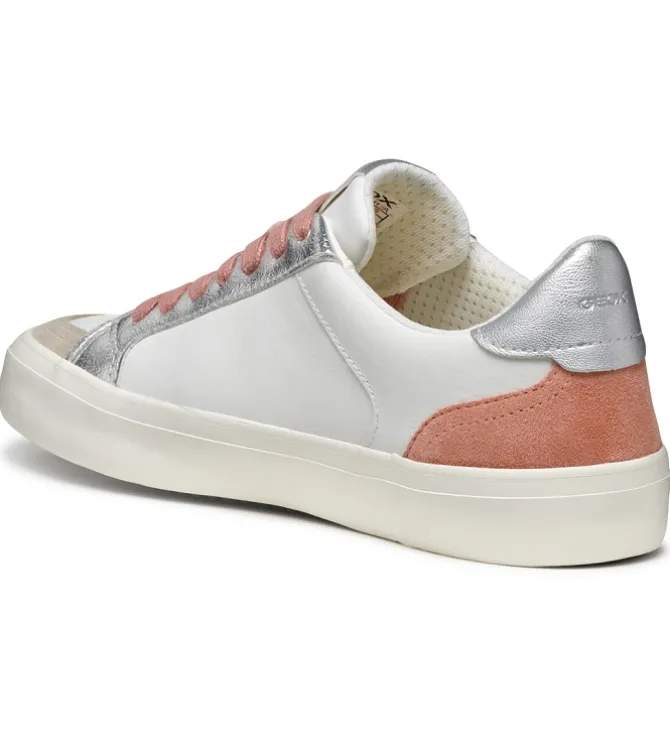 baskets et sneakers - Confort - femme - Cuir - Blanc - Geox
