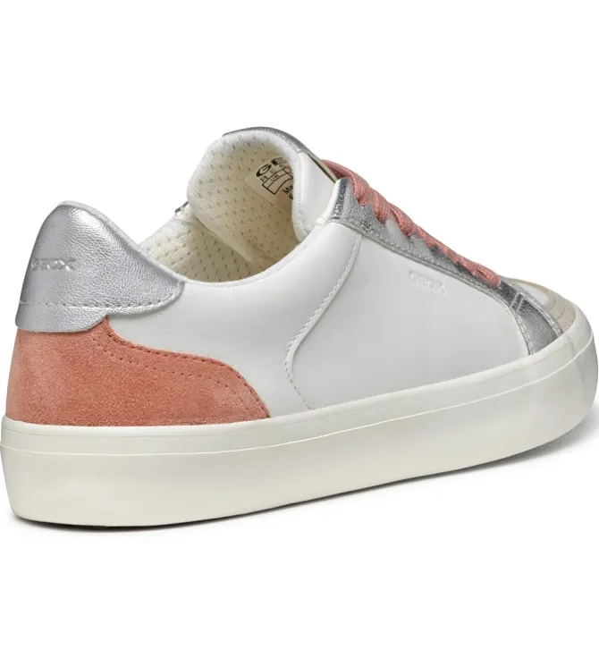 baskets et sneakers - Confort - femme - Cuir - Blanc - Geox