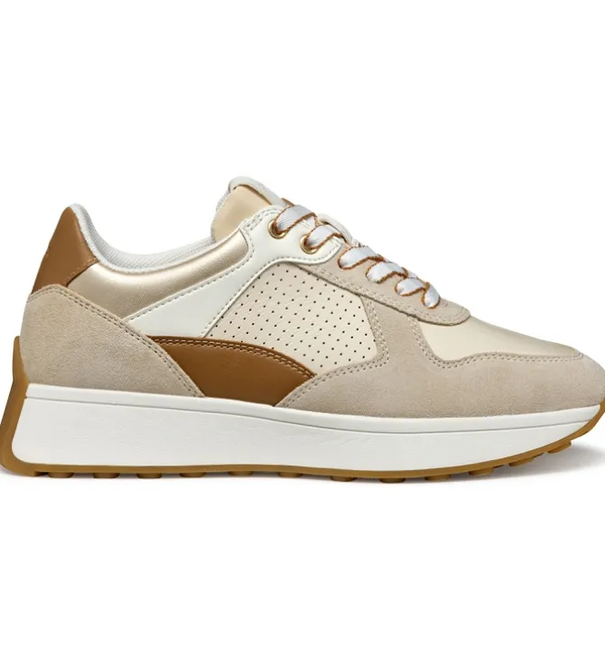 baskets et sneakers - Confort - femme - Nubuck - Beige - Geox