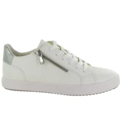baskets et sneakers - Confort - femme - Cuir - Blanc - Geox