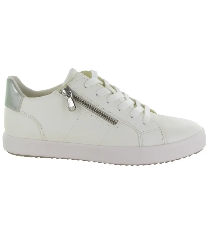 baskets et sneakers - Confort - femme - Cuir - Blanc - Geox