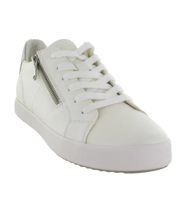 baskets et sneakers - Confort - femme - Cuir - Blanc - Geox