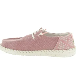 baskets et sneakers - Confort - femme - Toile - Rose - Hey dude