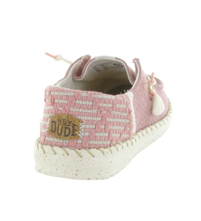 baskets et sneakers - Confort - femme - Toile - Rose - Hey dude