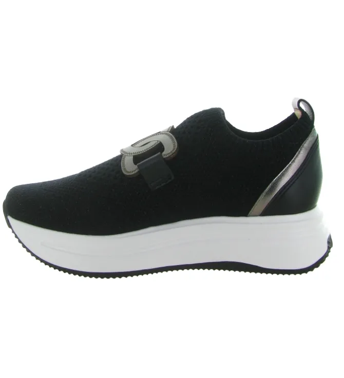 baskets et sneakers - Confort - femme - Synthétique - Noir - Softwaves