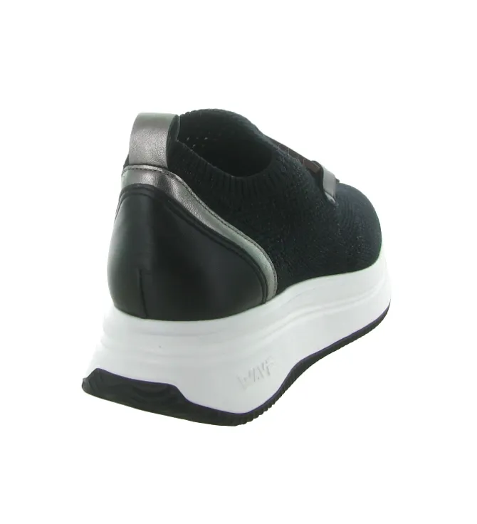 baskets et sneakers - Confort - femme - Synthétique - Noir - Softwaves