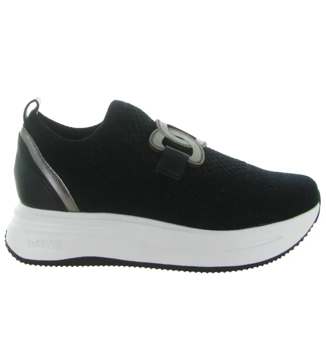 baskets et sneakers - Confort - femme - Synthétique - Noir - Softwaves